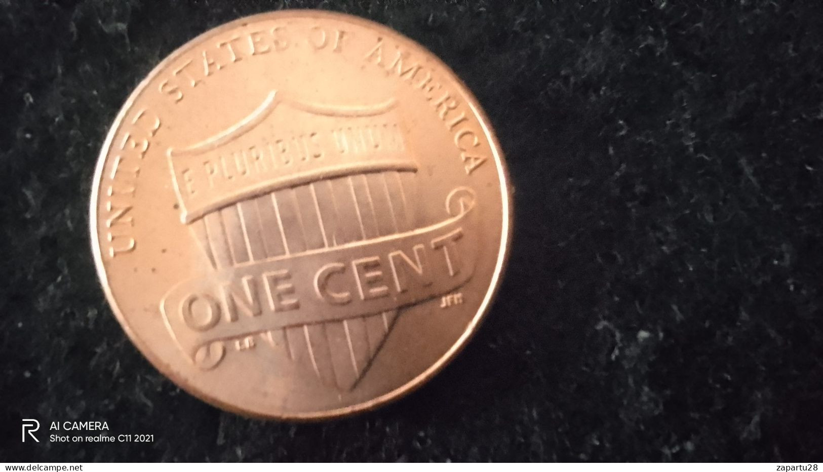 USA- 2019     ONE  CENT    XF- - 1959-…: Lincoln, Memorial Reverse