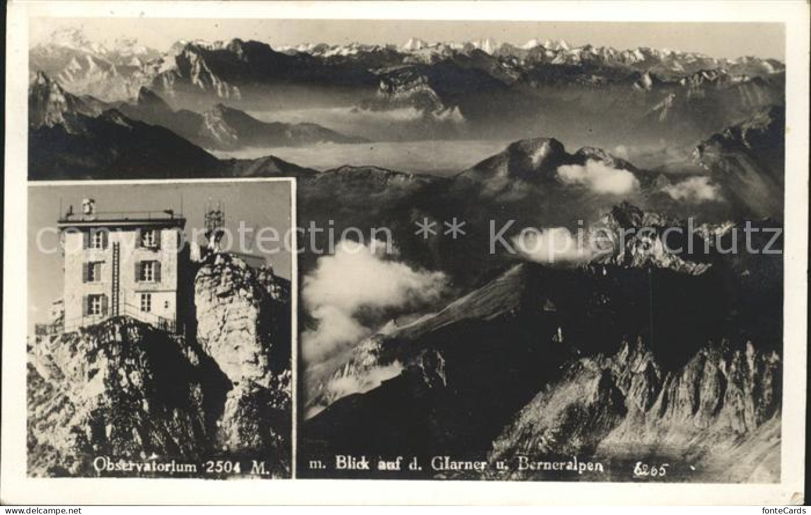 11742552 Saentis AR Mit Observatorium Glarner Und Berneralpen Saentis AR - Autres & Non Classés