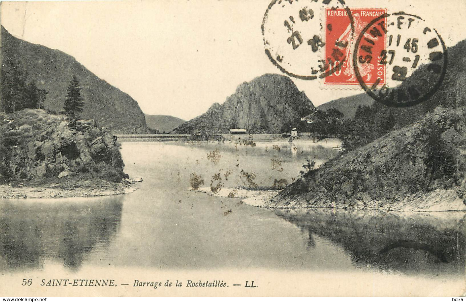 42 -  SAINT ETIENNE -  BARRAGE DE LA  ROCHETAILLEE - Rochetaillee