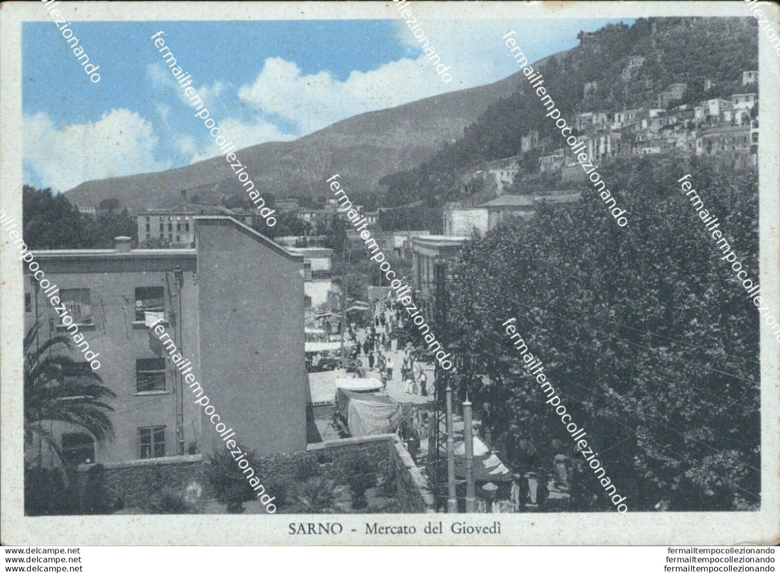 Be596 Cartolina Sarno Mercato Del Giovedi Provincia Di Salerno - Salerno