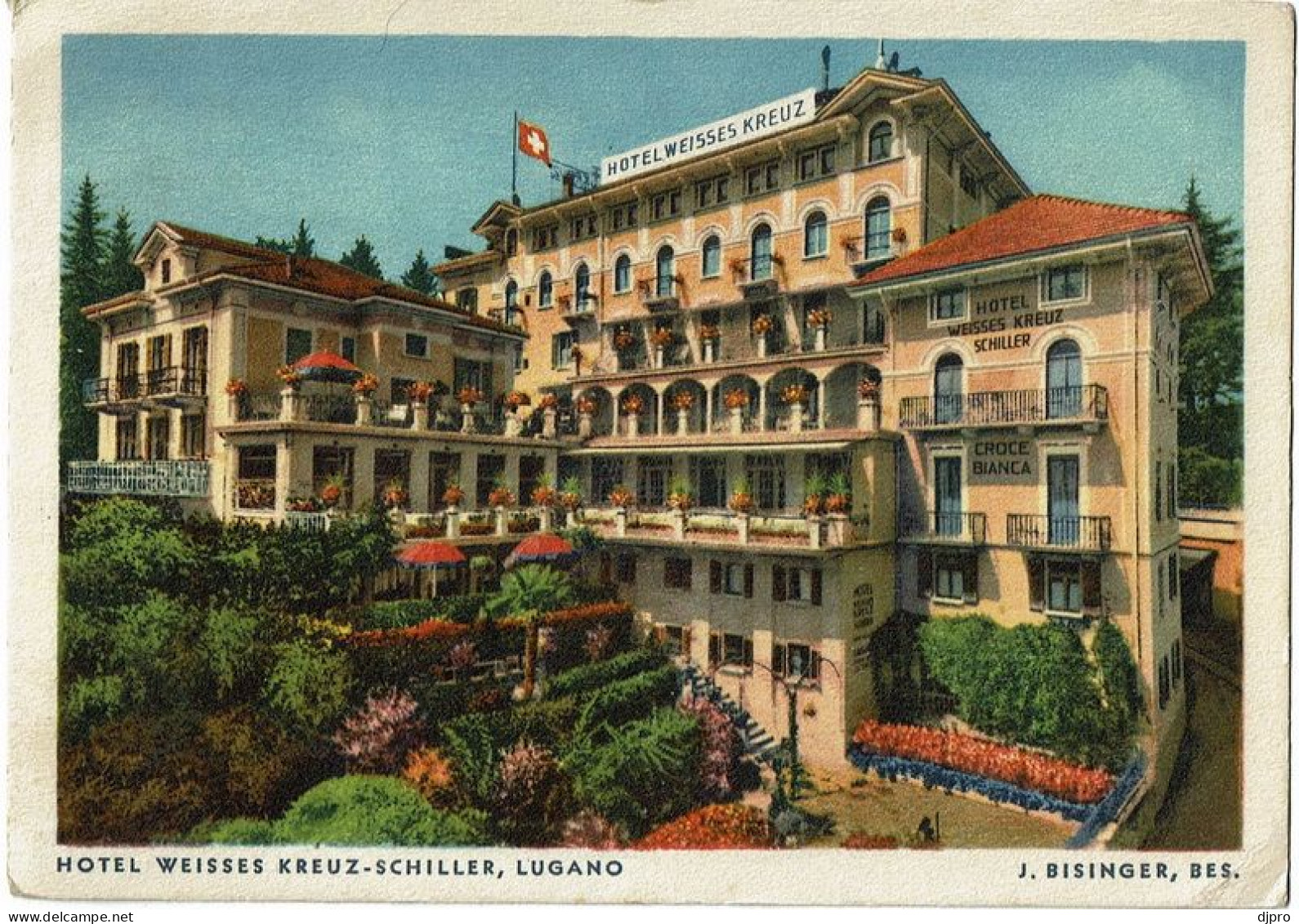 Hotel  Weisses  Kreuz  Schiller Lugano - Hotel's & Restaurants