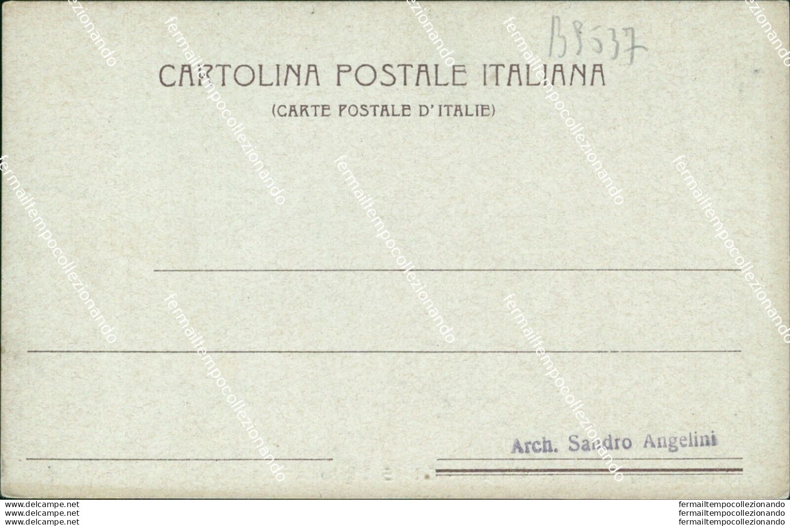 Bs537 Cartolina Bergamo Citta' Colle S.vigilio Inizio 900  Lombardia - Bergamo