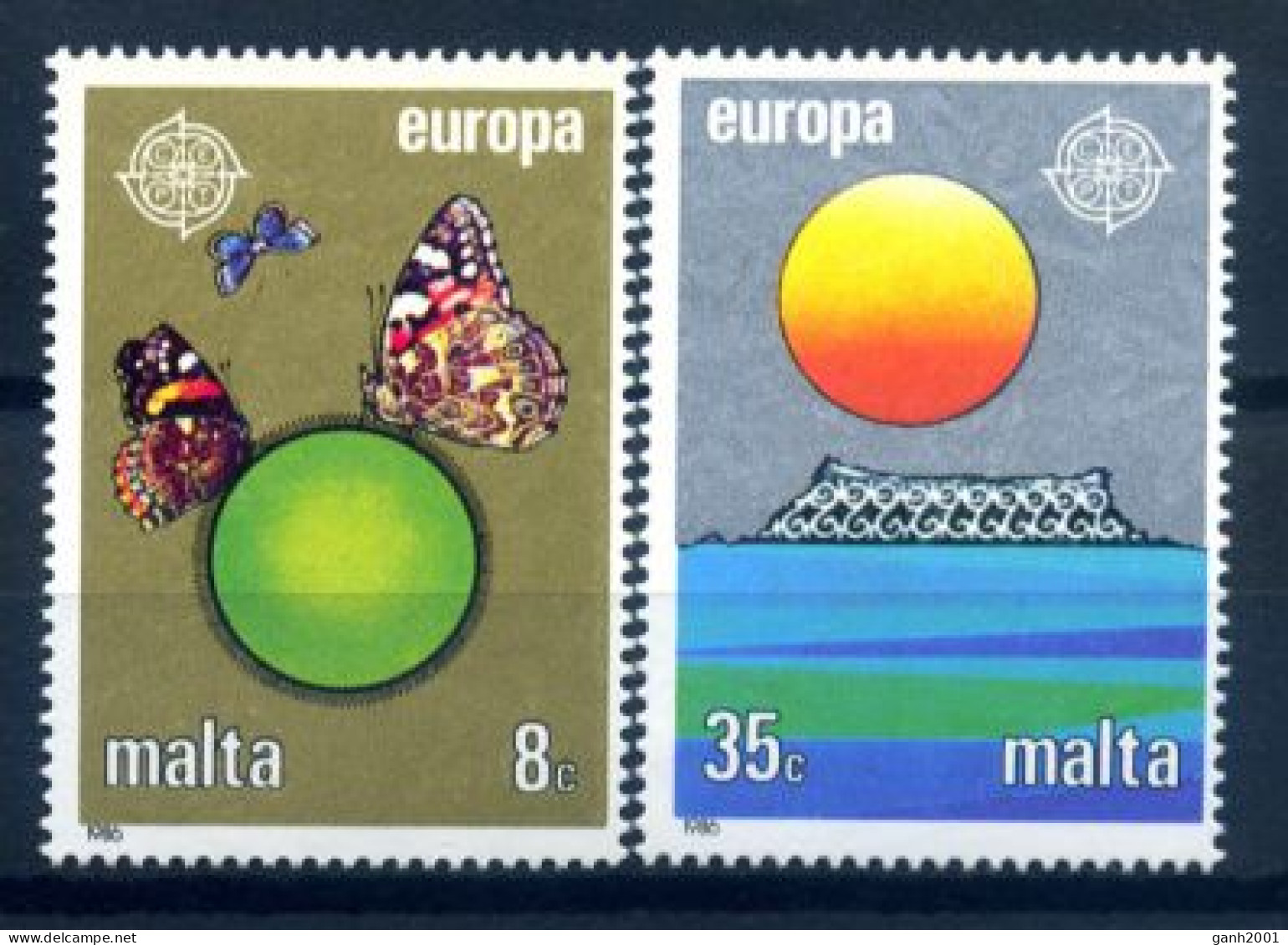 Malta 1986 / Butterflies Environment MNH Europa CEPT Mariposas Schmetterlinge / Is02  1-49 - Vlinders