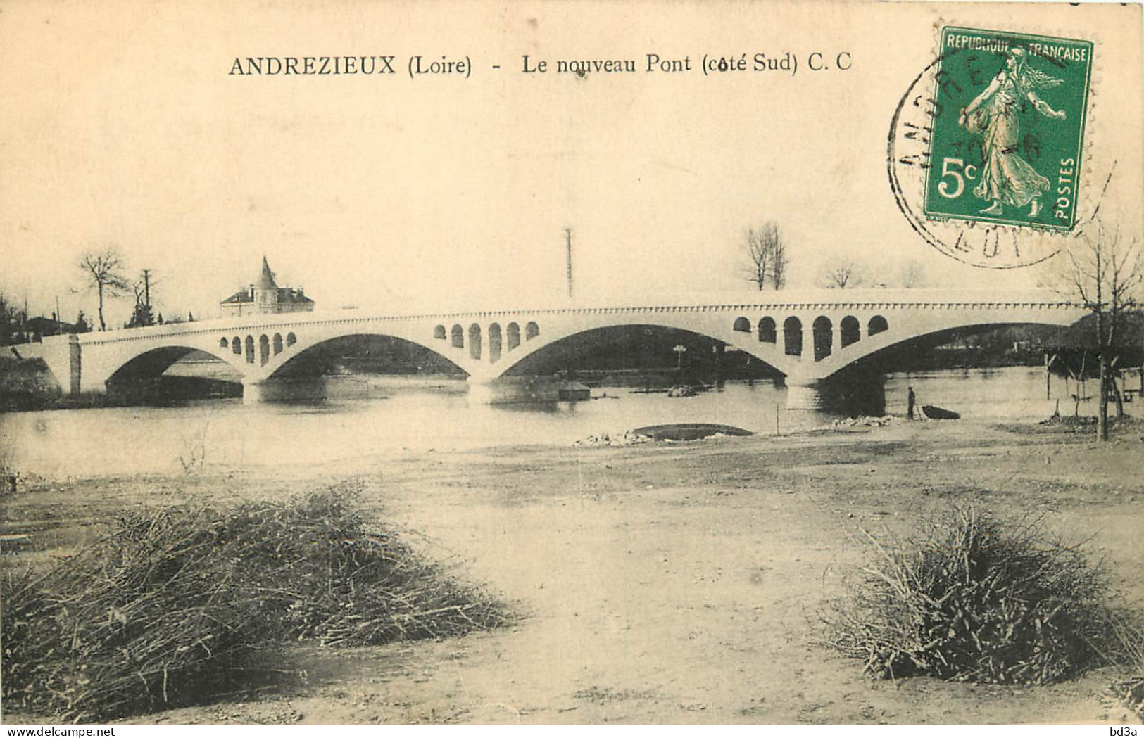 42 -  ANDREZIEUX -  LE NOUVEAU PONT - COTE SUD  - Andrézieux-Bouthéon