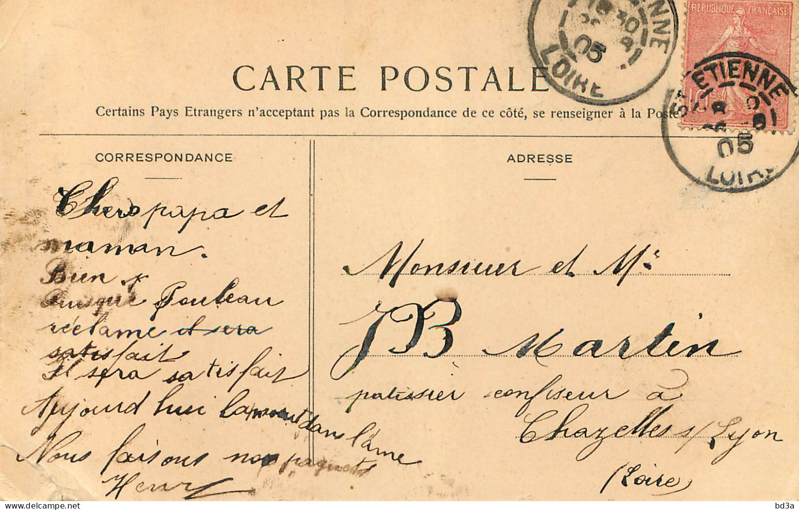 42 - SAINT ETIENNE -  EXPOSITION INTERNATIONALE 1904 - FORGES ET ACIERIES DU CHAMBON FEUGEROLLES - CLAUDINON ET Cie - Saint Etienne