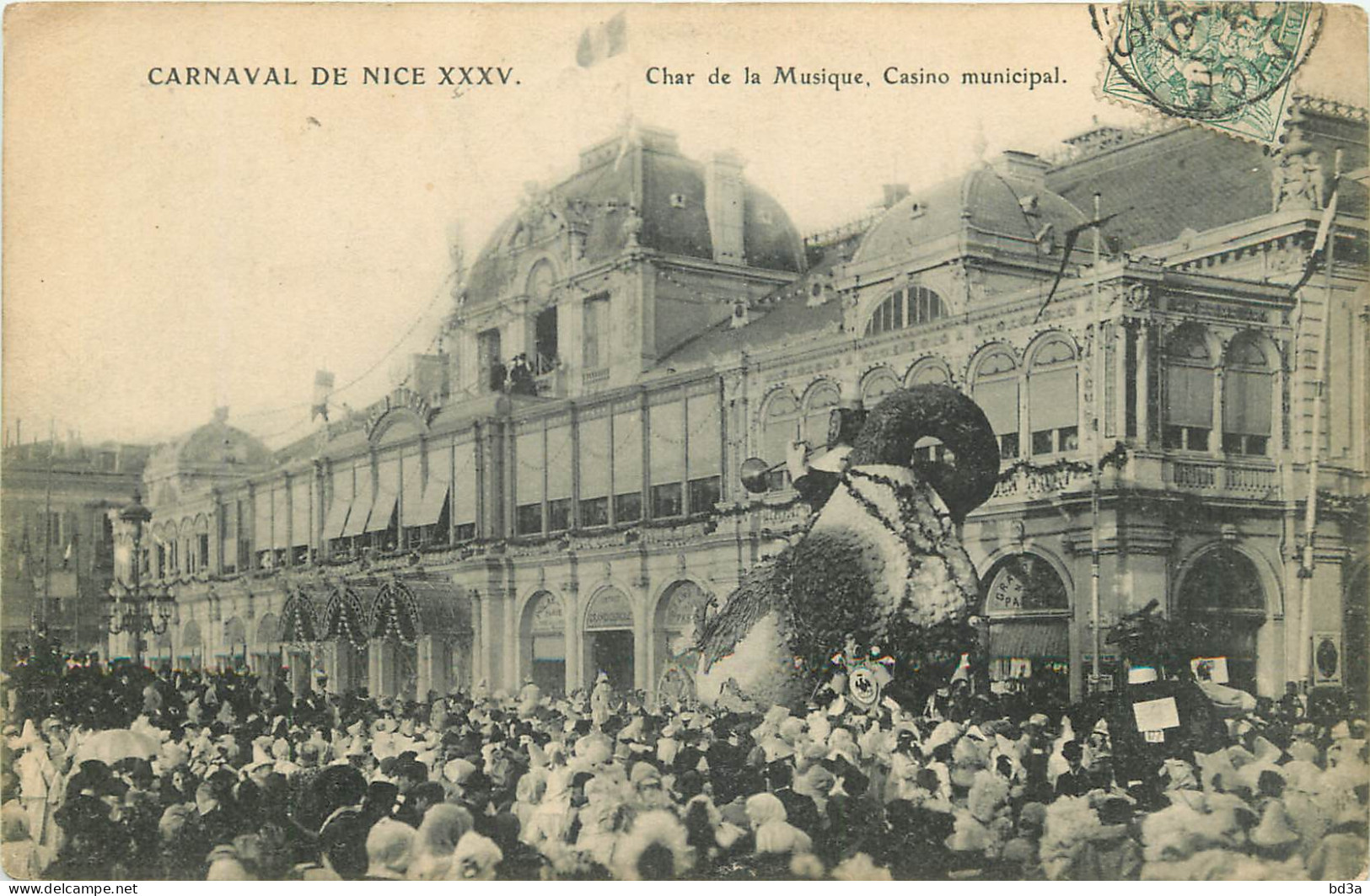 06 -  CARNAVAL DE NICE XXXV -  CHAR  DE LA MUSIQUE - CASINO MUNICIPAL - Carnevale