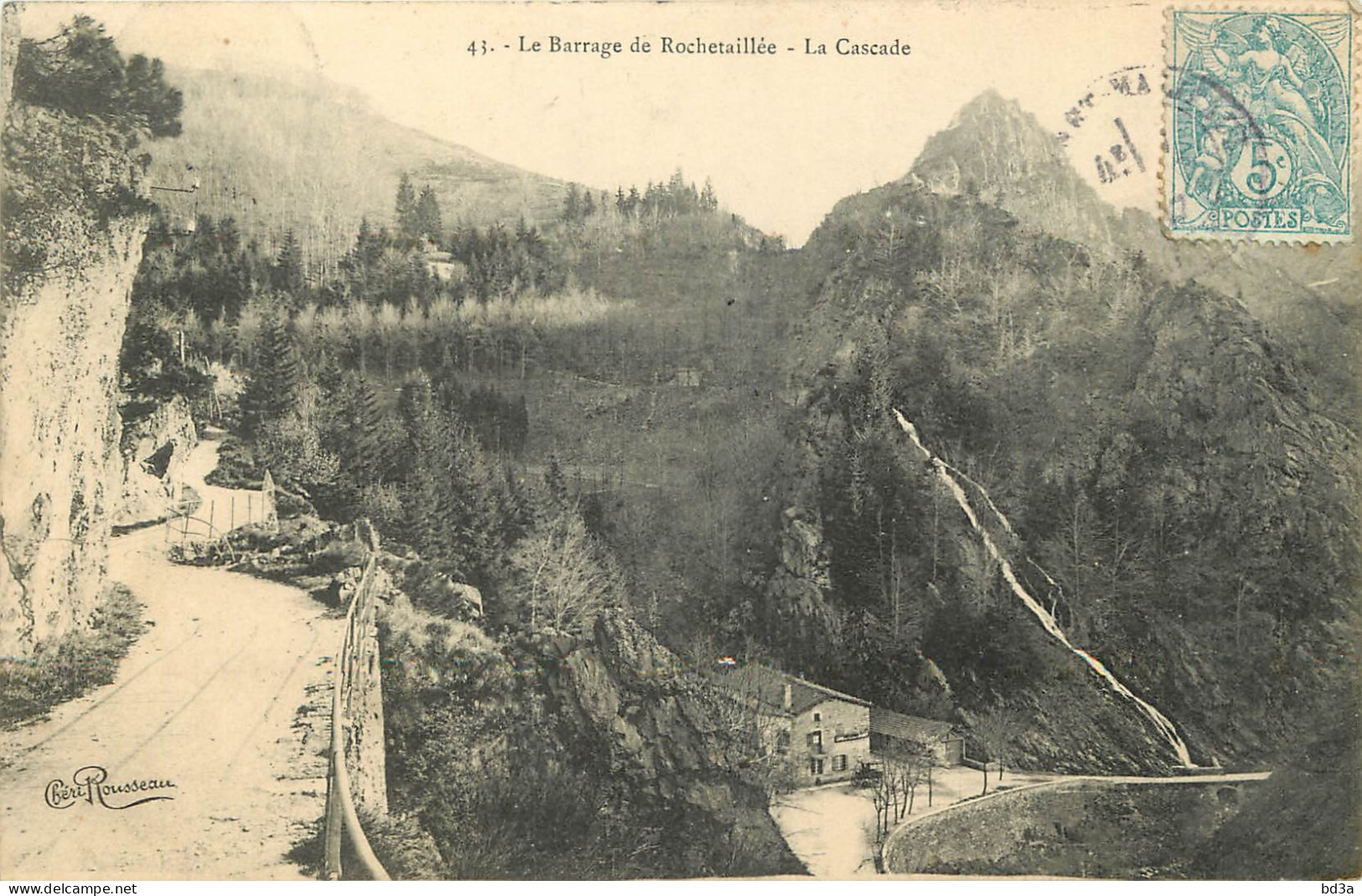 42 - LE BARRAGE DE ROCHETAILLE - LA CASCADE - Rochetaillee