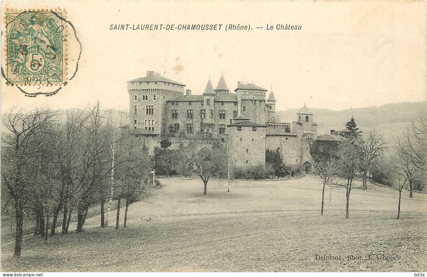 69 - SAINT LAURENT DE CHAMOUSSET - LE CHATEAU - Saint-Laurent-de-Chamousset