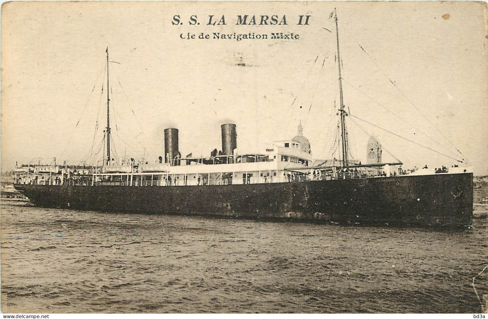 S.S. LA MARSA II - CIE DE NAVIGATION MIXTE - Dampfer