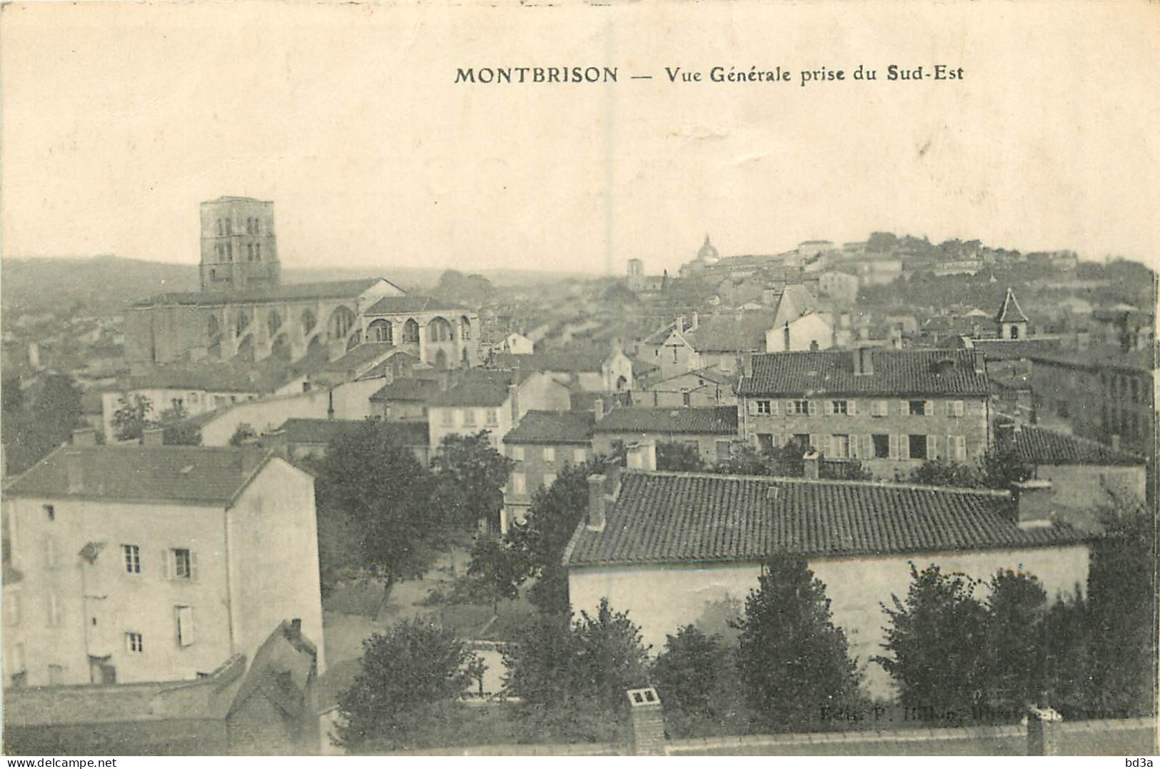 42 - MONTBRISON -  VUE GENERALE PRISE SUD EST - Montbrison