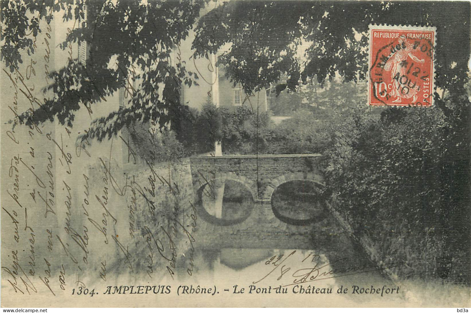 69 - AMPLEPUIS -  LE PONT DU CHATEAU DE ROCHEFORT - Amplepuis