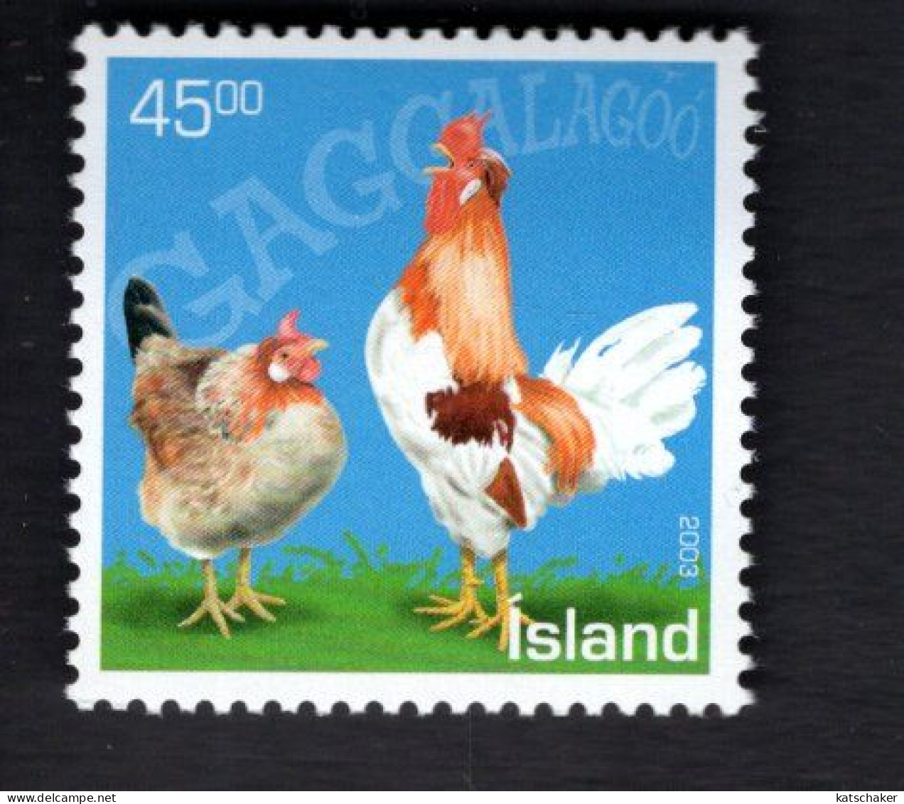 2022486731 2003 SCOTT 992 (XX)  POSTFRIS MINT NEVER HINGED - FAUNA - ICELANDIC CHICKENS - Unused Stamps