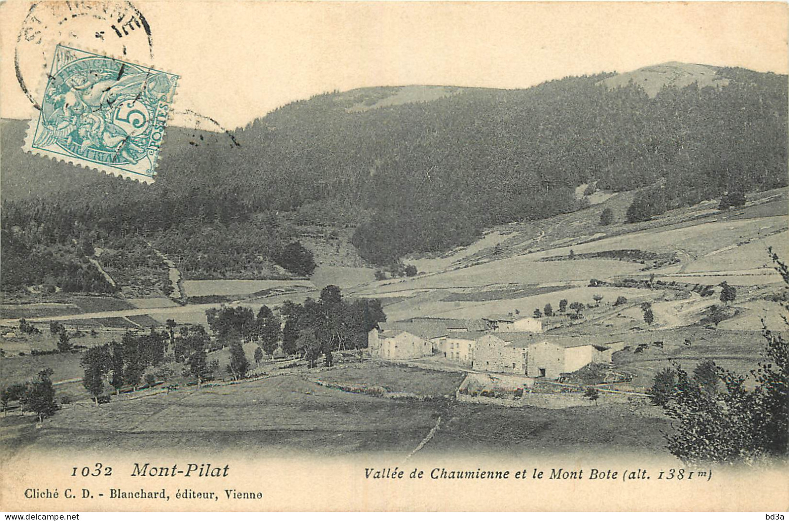 42 -  MONT PILAT - VALLEE DE CHAUMIENNE ET LE MONT BOTE - Mont Pilat