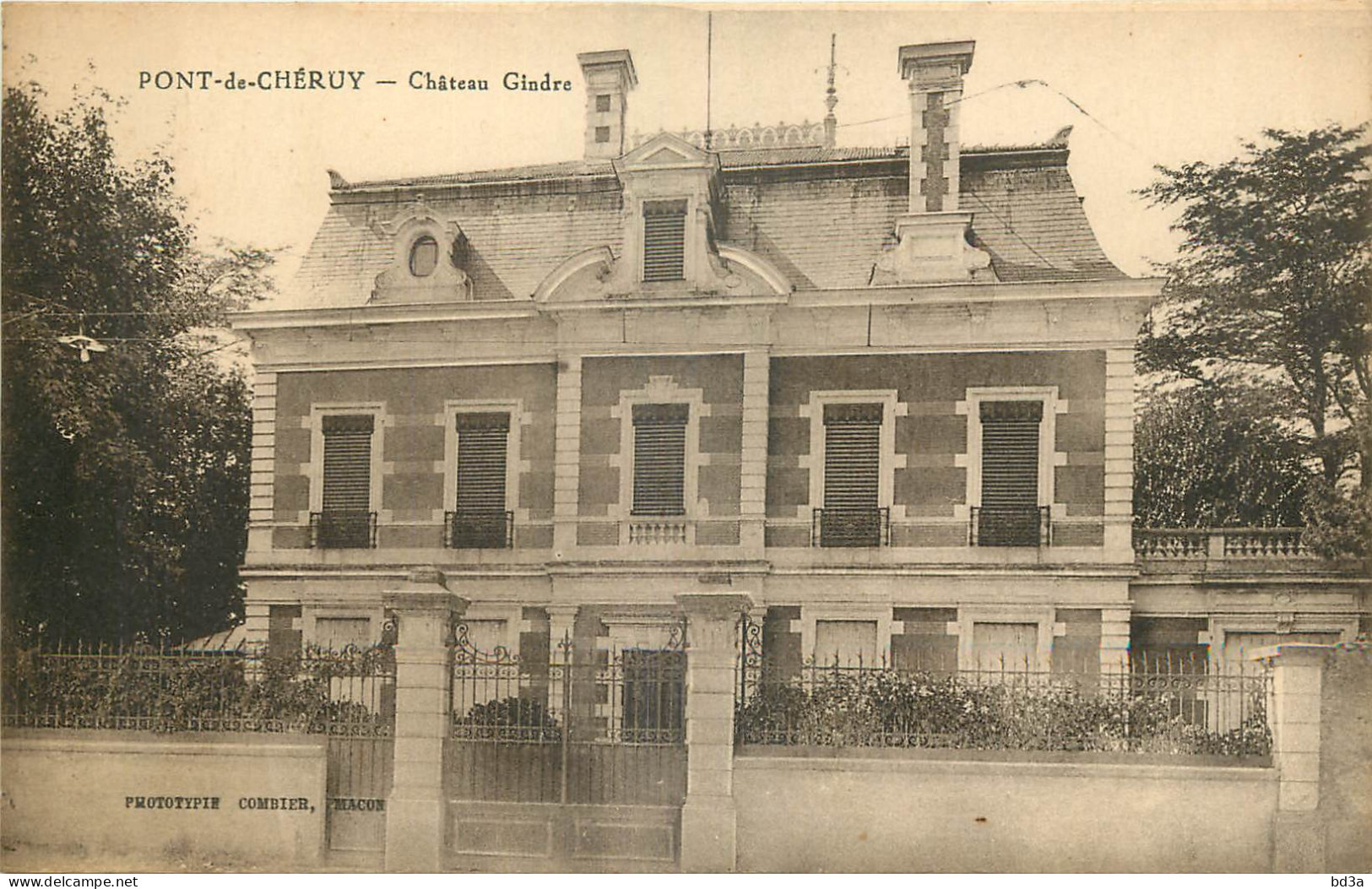 38 - PONT DE CHERUY - CHATEAU GINDRE - Pont-de-Chéruy