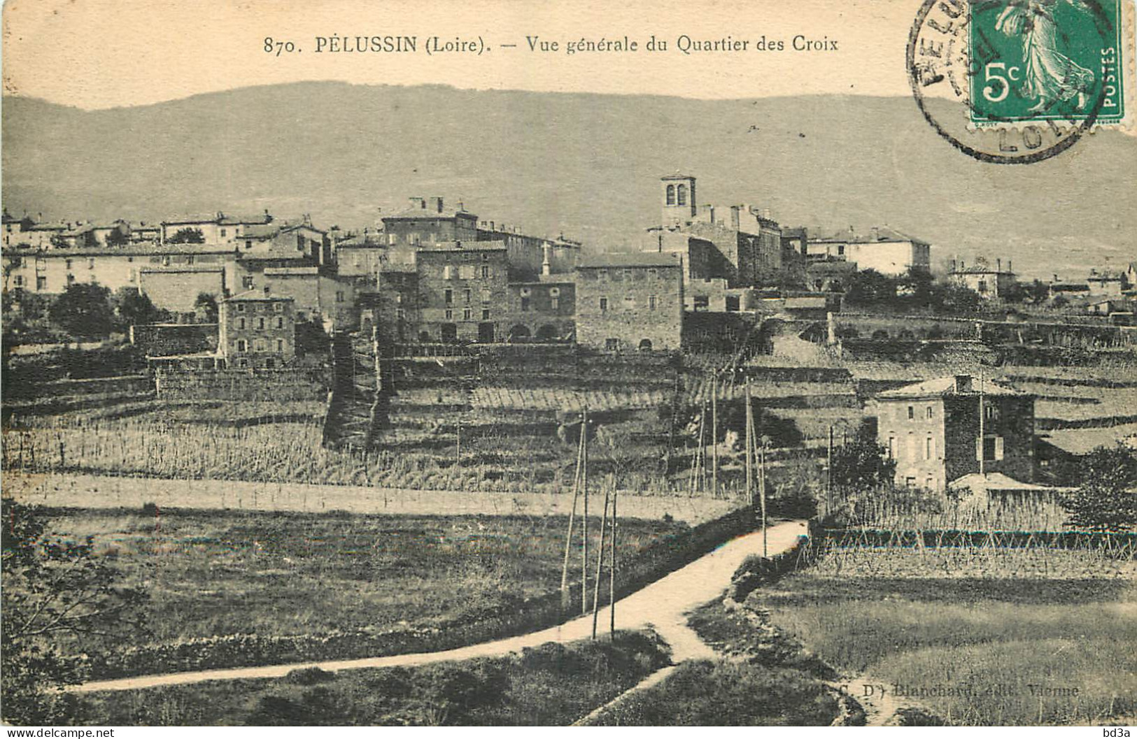 42 - PELUSSIN - VUE GENERALE DU QUARTIER DES CROIX - Pelussin