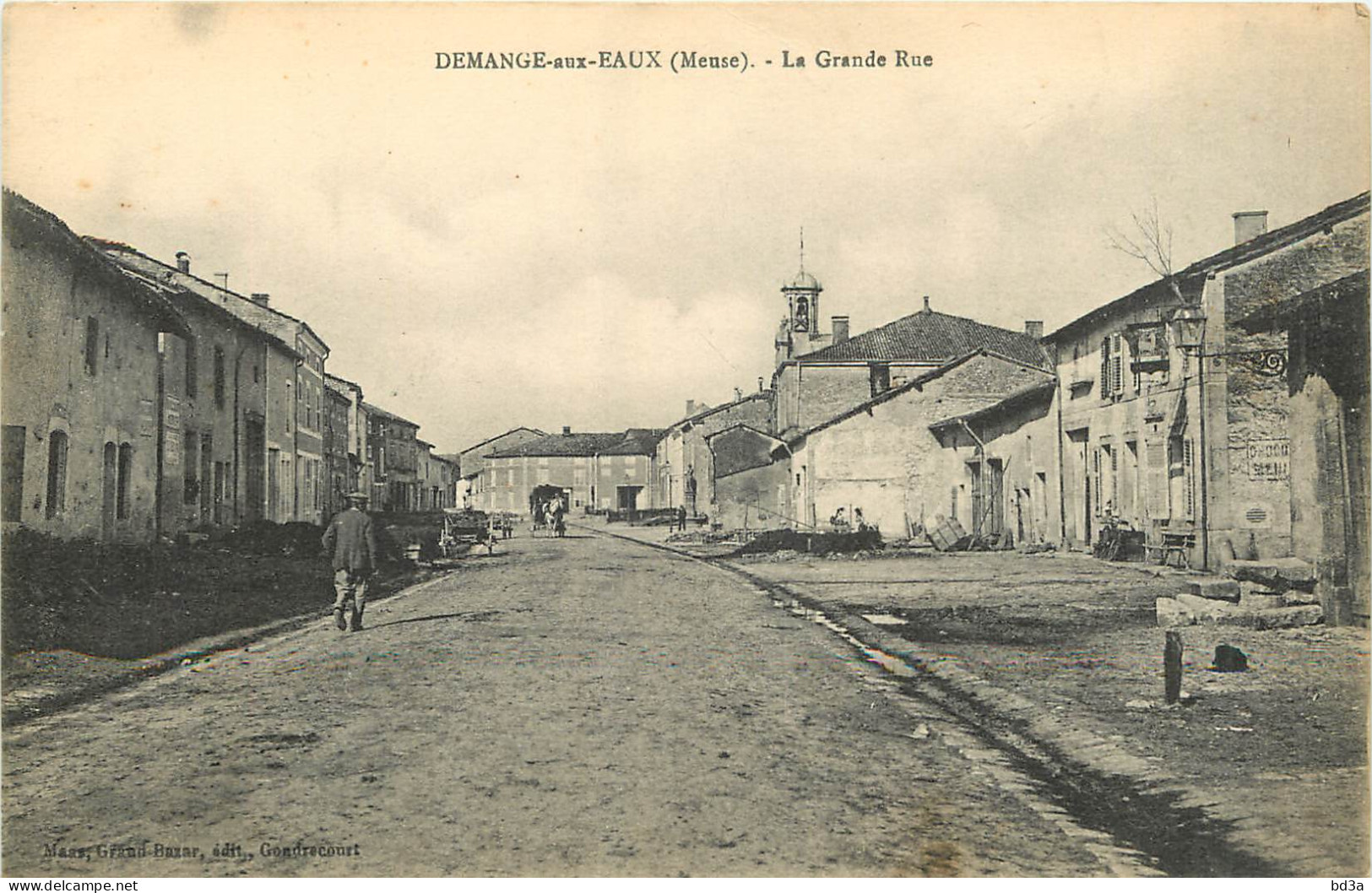 55 - DEMANGE AUX EAUX - LA GRANDE RUE  - Sonstige & Ohne Zuordnung