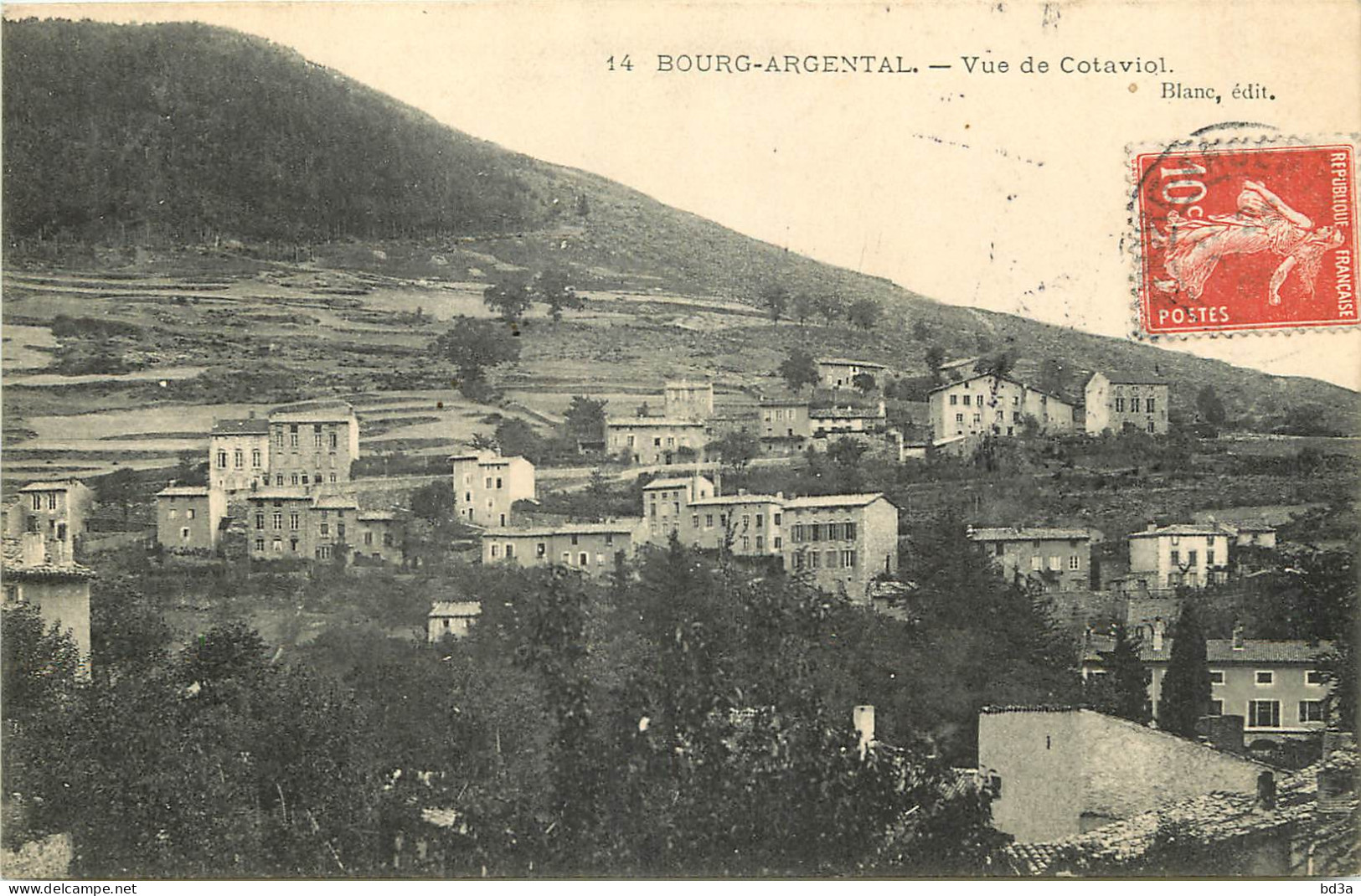  42 -  BOURG ARGENTAL -  VUE DE COTAVIOL - Bourg Argental