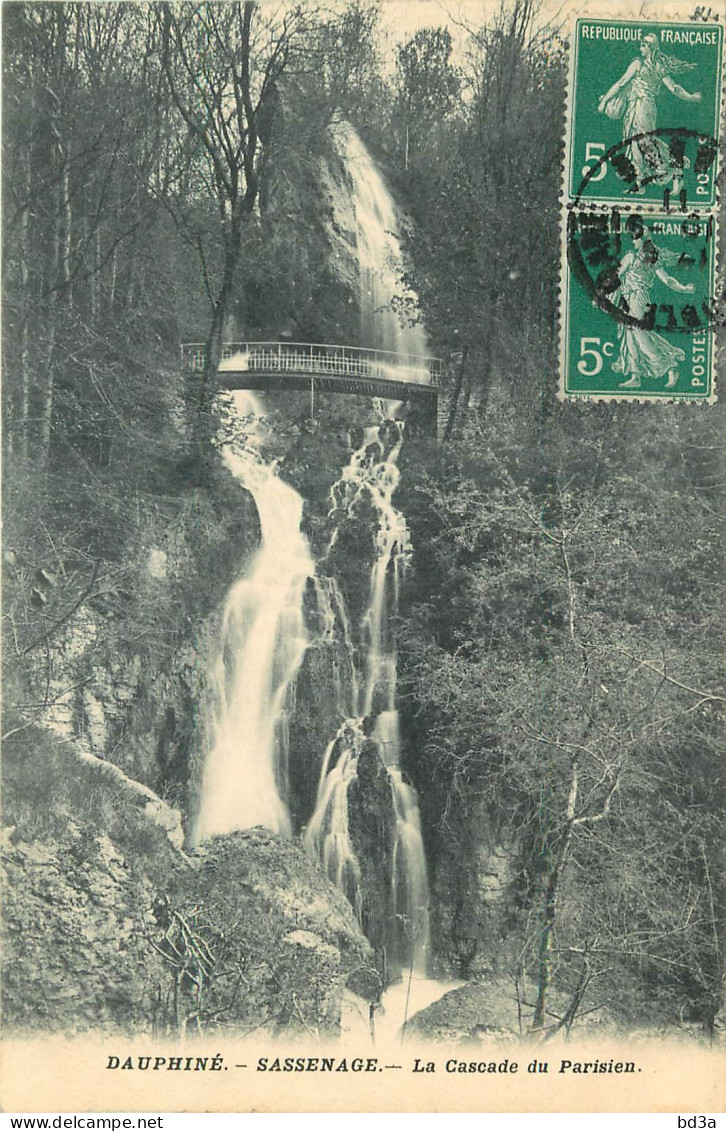 38 - SASSENAGE - LA CASCADE DU PARISIEN - Sassenage