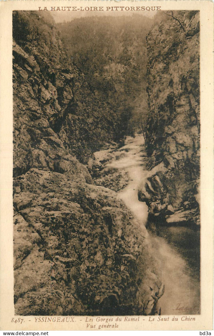 43 - YSSINGEAUX - LES GORGES DU RAMEL - LE SAUT DU CHIEN - Yssingeaux