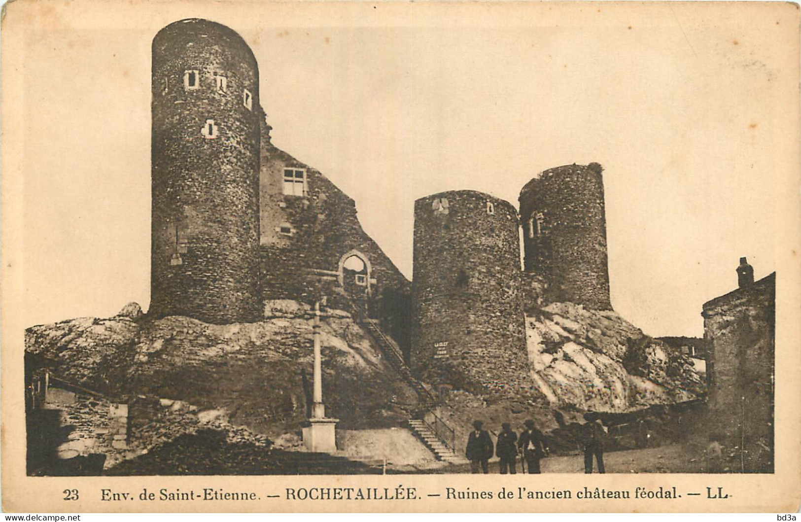 42 -  ROCHETAILLEE - RUINES D L'ANCIEN CHATEAU - Rochetaillee