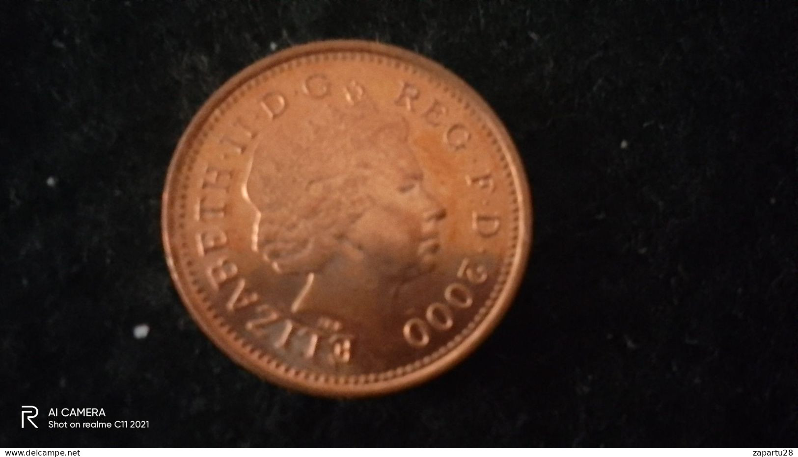 İNGİLTERE-2000    ONE  CENT    XF- - 1 Penny & 1 New Penny