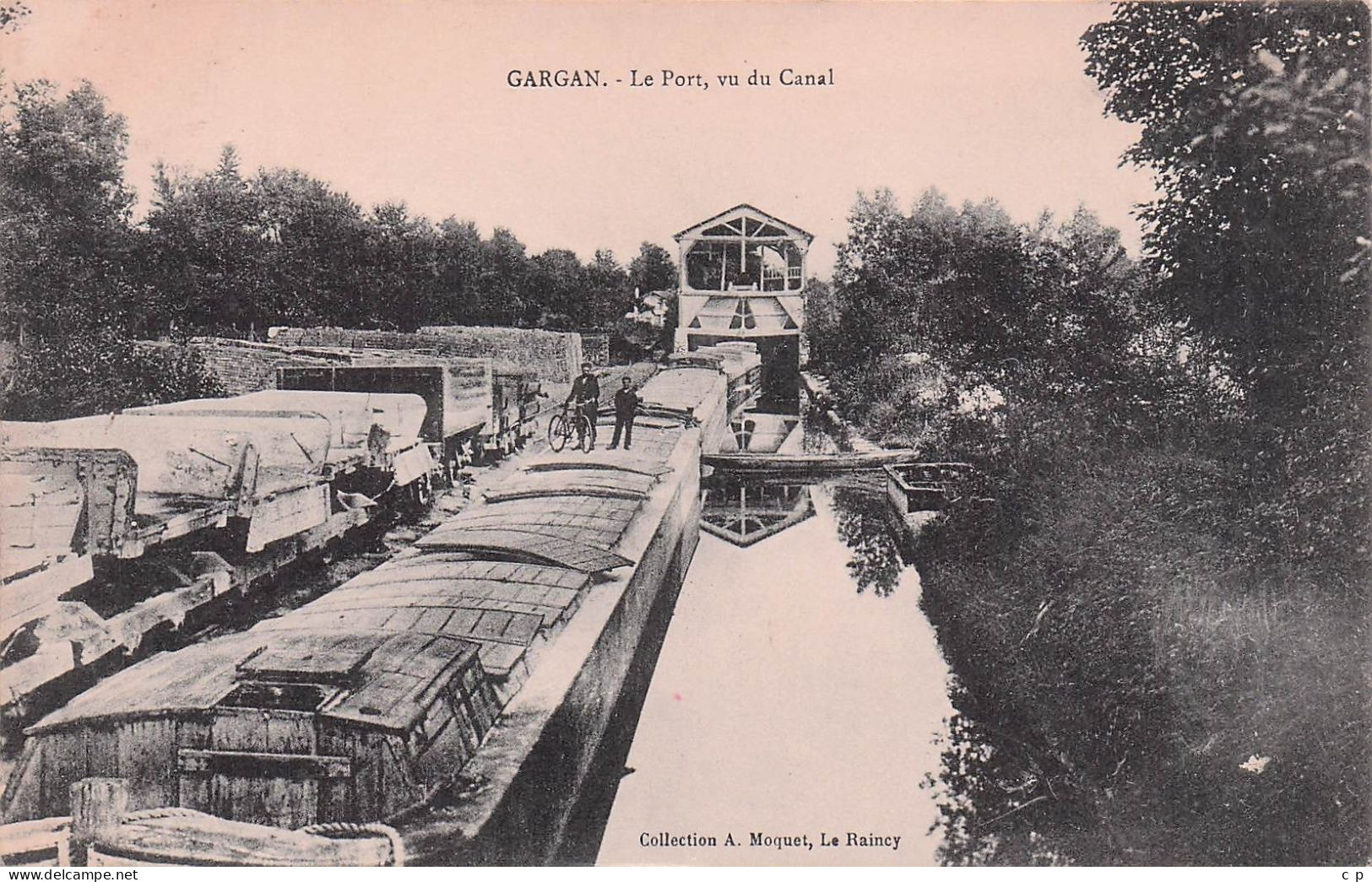 Livry Gargan - Gargan - Le Port - Vue Du Canal  -  Peniches - Beau Plan - CPA °J - Livry Gargan