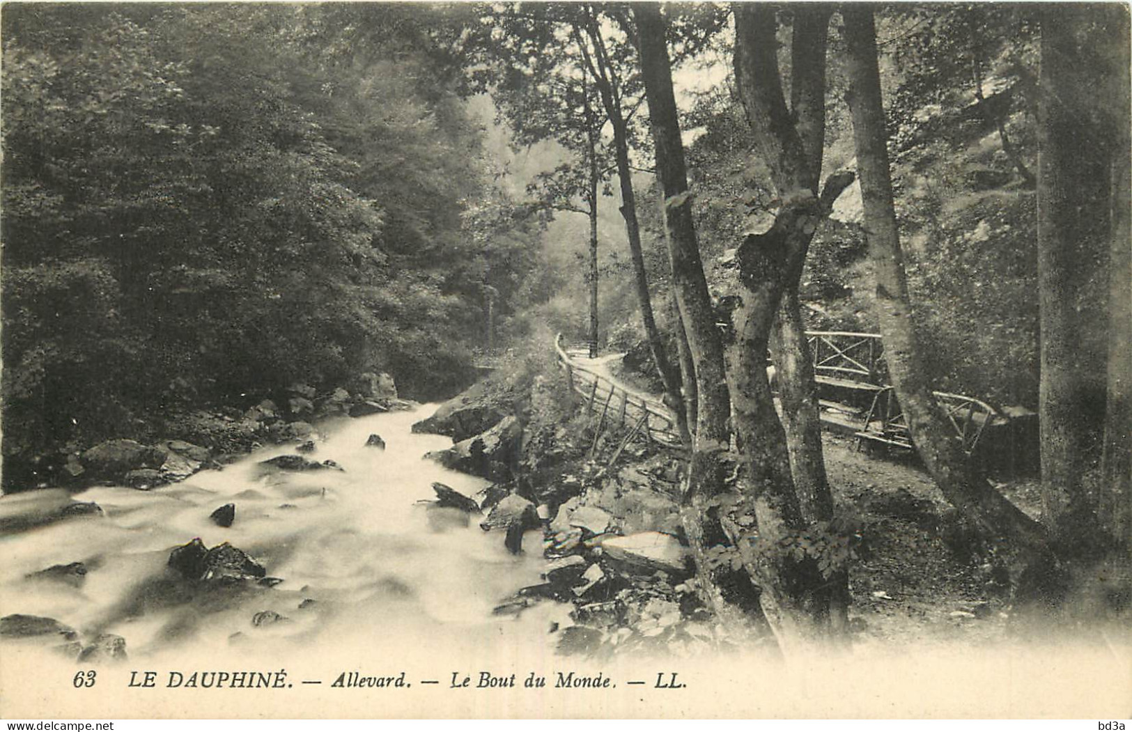 38 - LE DAUPHINE - ALLEVARD - LE BOUT DU MONDE - Allevard