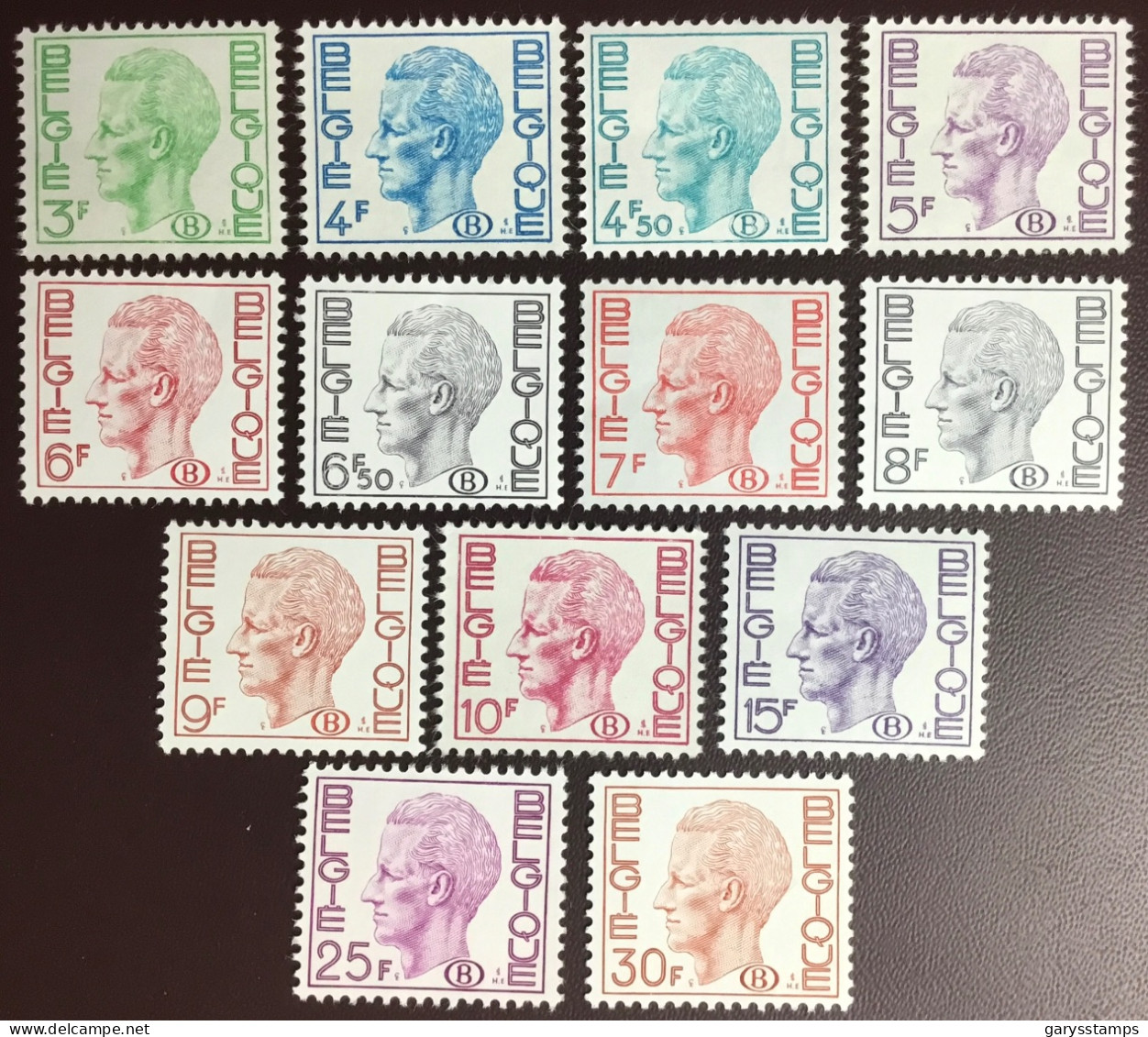 Belgium 1971 - 1980 Government Service Stamps MNH - Unused Stamps
