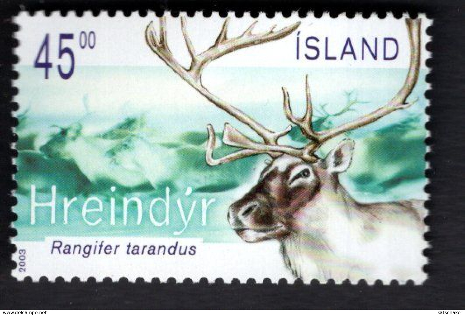 2022490472 2003 SCOTT 999 (XX)  POSTFRIS MINT NEVER HINGED - FAUNA - REINDEER - RANGIFER TARANDUS - Neufs