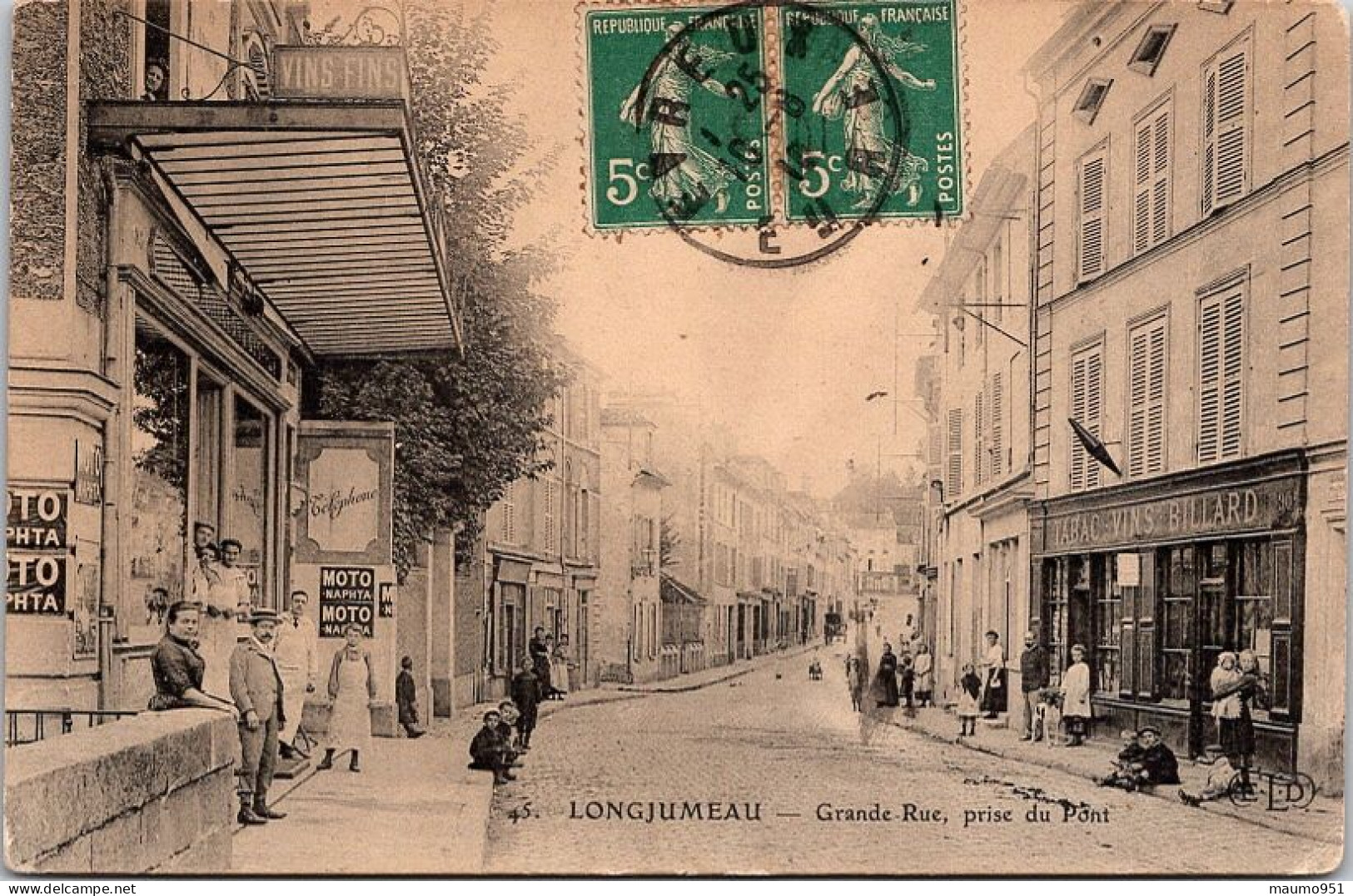 91 LONGJUMEAU - GRANDE RUE PRISE DU PONT - Longjumeau