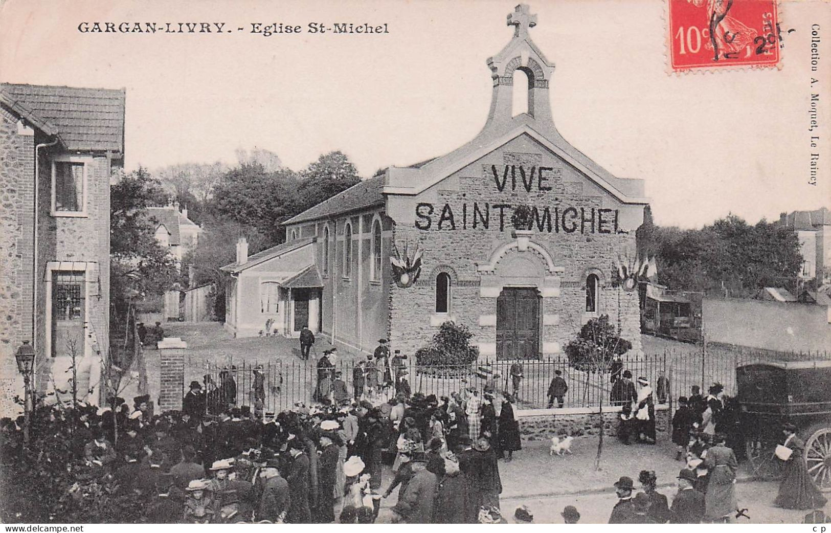 Livry Gargan -  Gargan - Eglise Saint Michel  -   CPA °J - Livry Gargan