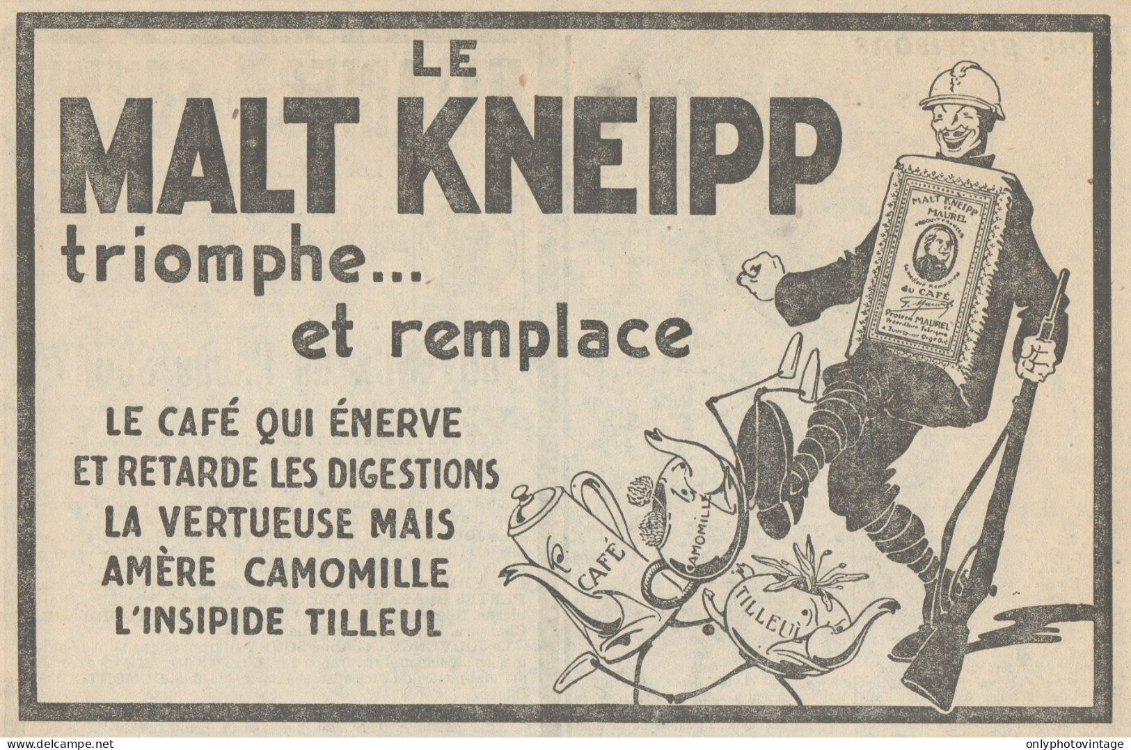 Le MALT KNEIPP - Illustrazione - Pubblicità D'epoca - 1915 Old Advertising - Advertising