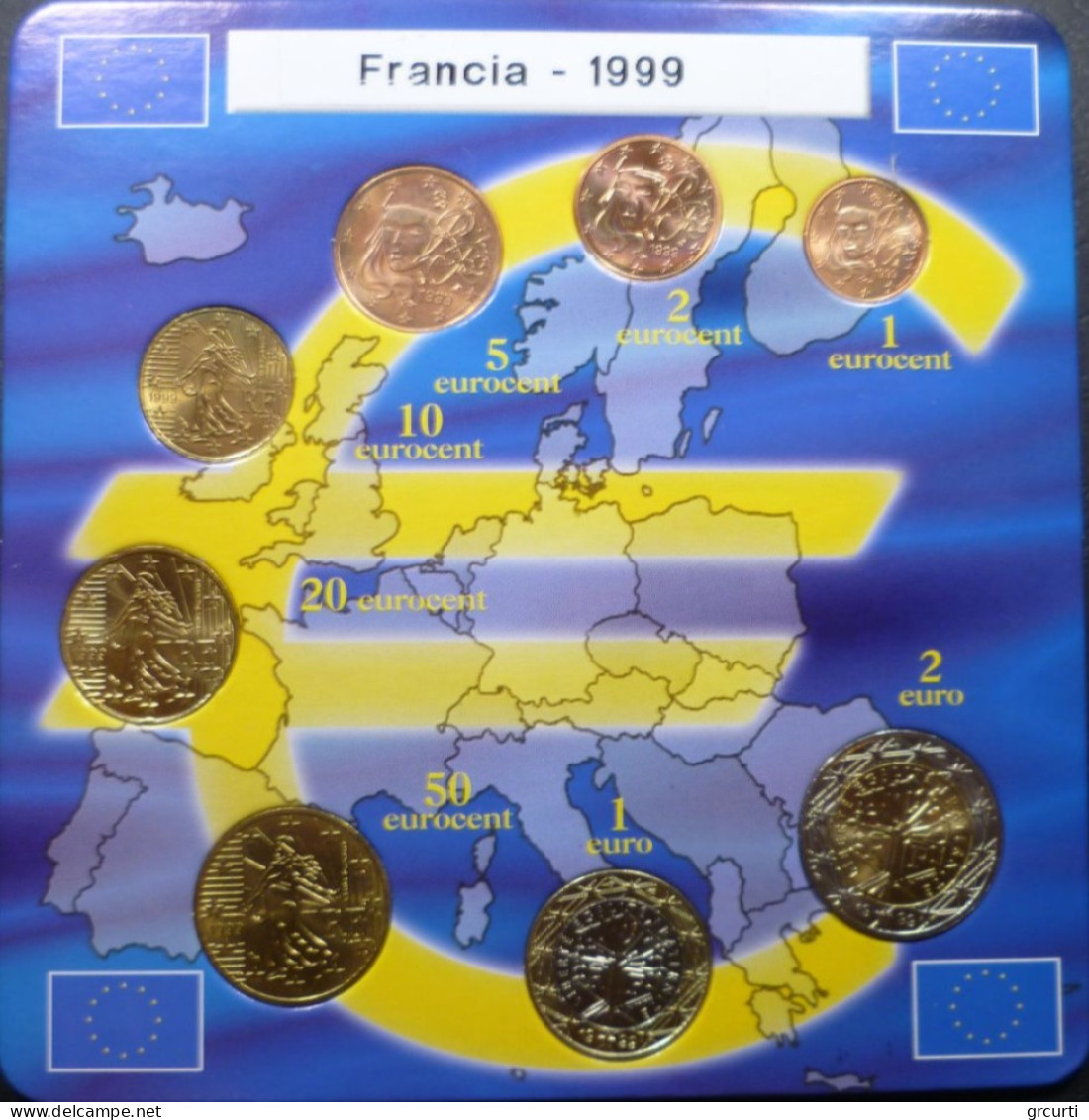 Francia - Serie 1999 - In Cartoncino Non Ufficiale - France