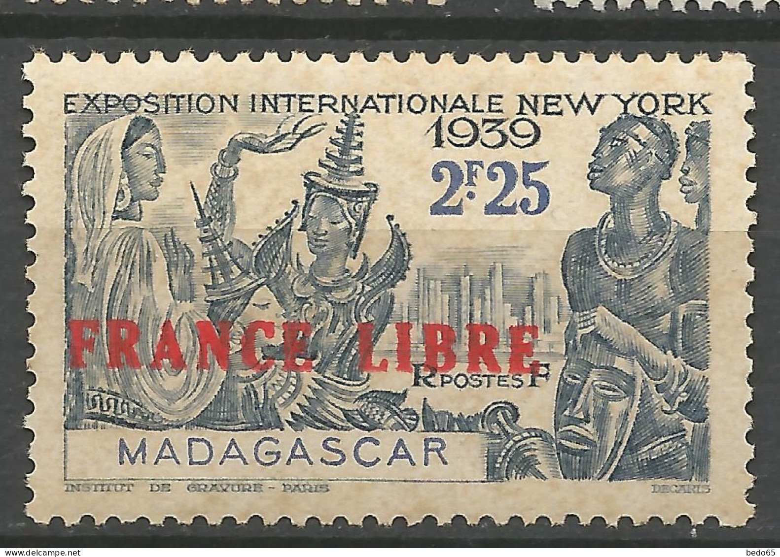 MADAGASCAR  N° 238 NEUF**  SANS CHARNIERE NI TRACE / Hingeless  / MNH - Ungebraucht