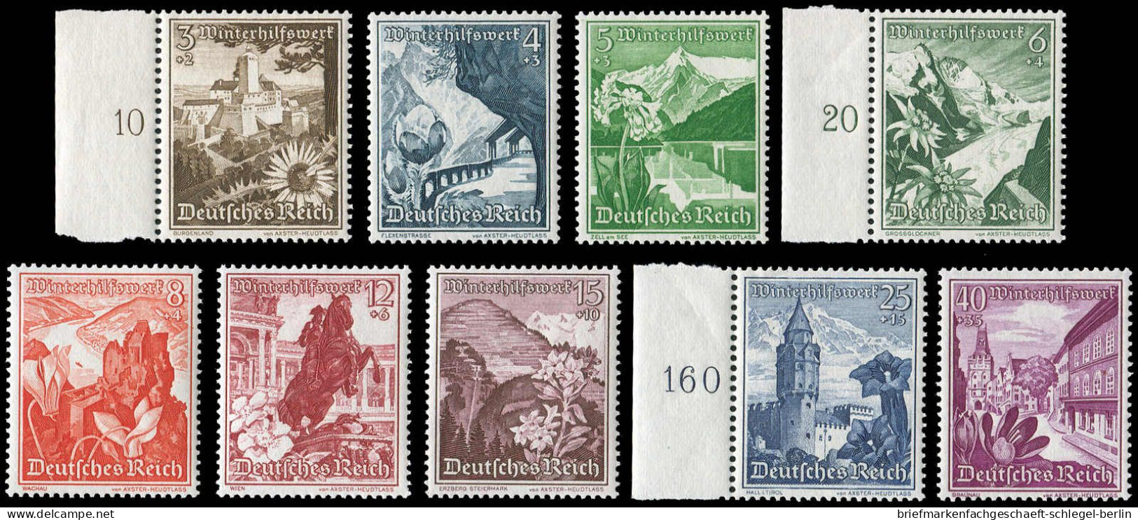 Deutsches Reich, 1938, 675-83, Postfrisch - Otros & Sin Clasificación