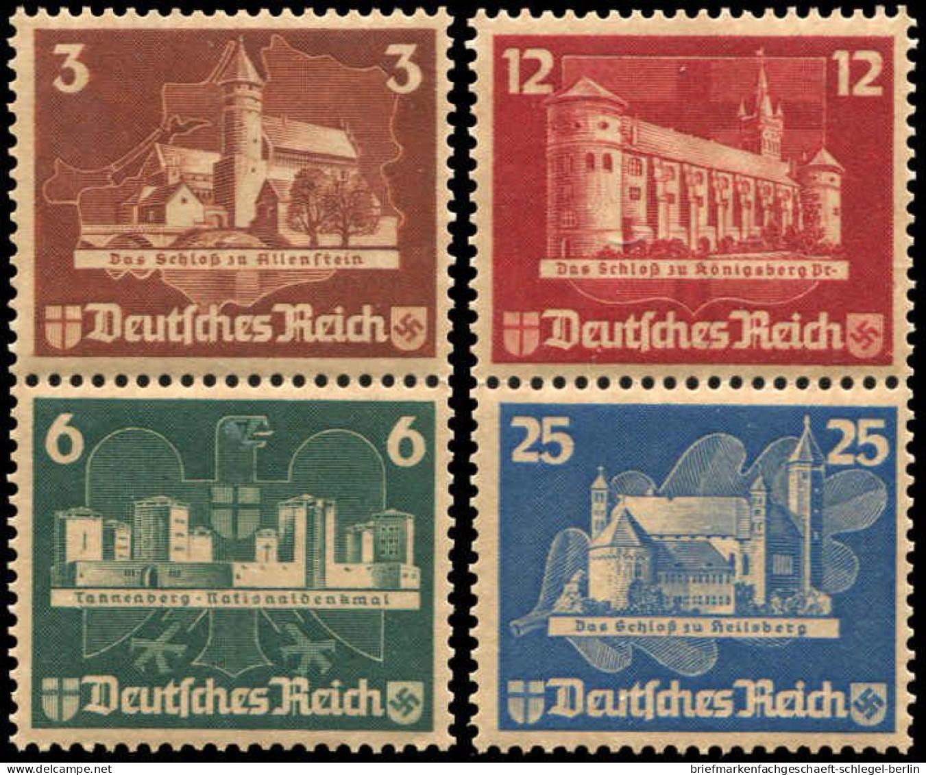 Deutsches Reich, 1935, 576-79, Ungebraucht - Sonstige & Ohne Zuordnung