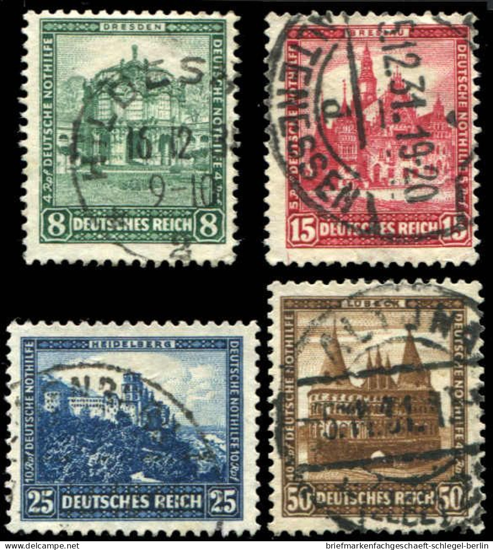 Deutsches Reich, 1931, 459-62, Gestempelt - Otros & Sin Clasificación