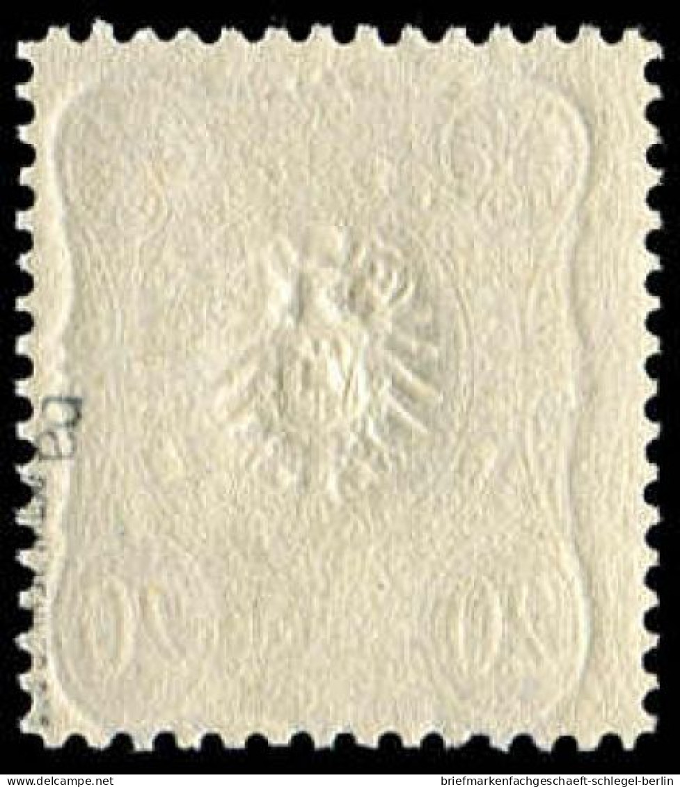 Deutsches Reich, 1880, 42 Ba, Postfrisch - Sonstige & Ohne Zuordnung