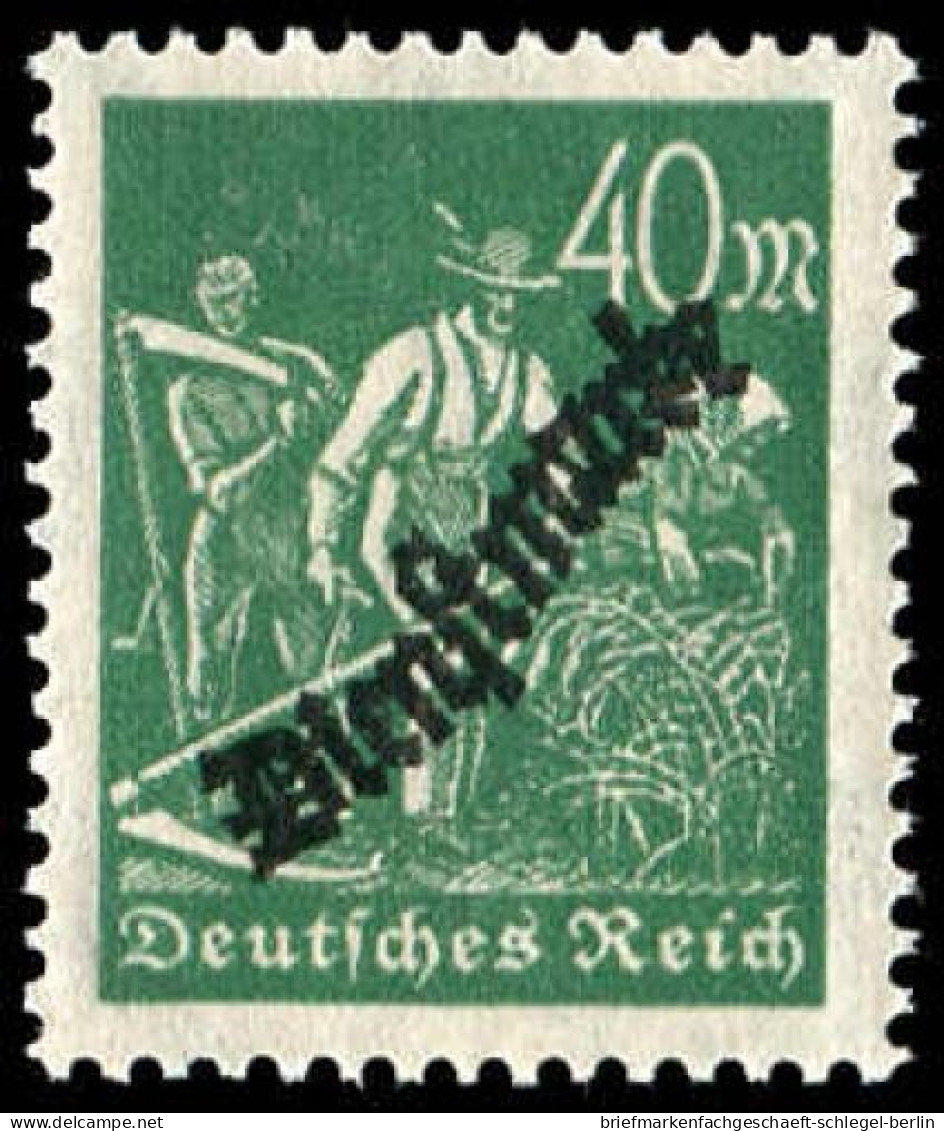 Deutsches Reich, 1923, 77 Az, Postfrisch - Dienstzegels