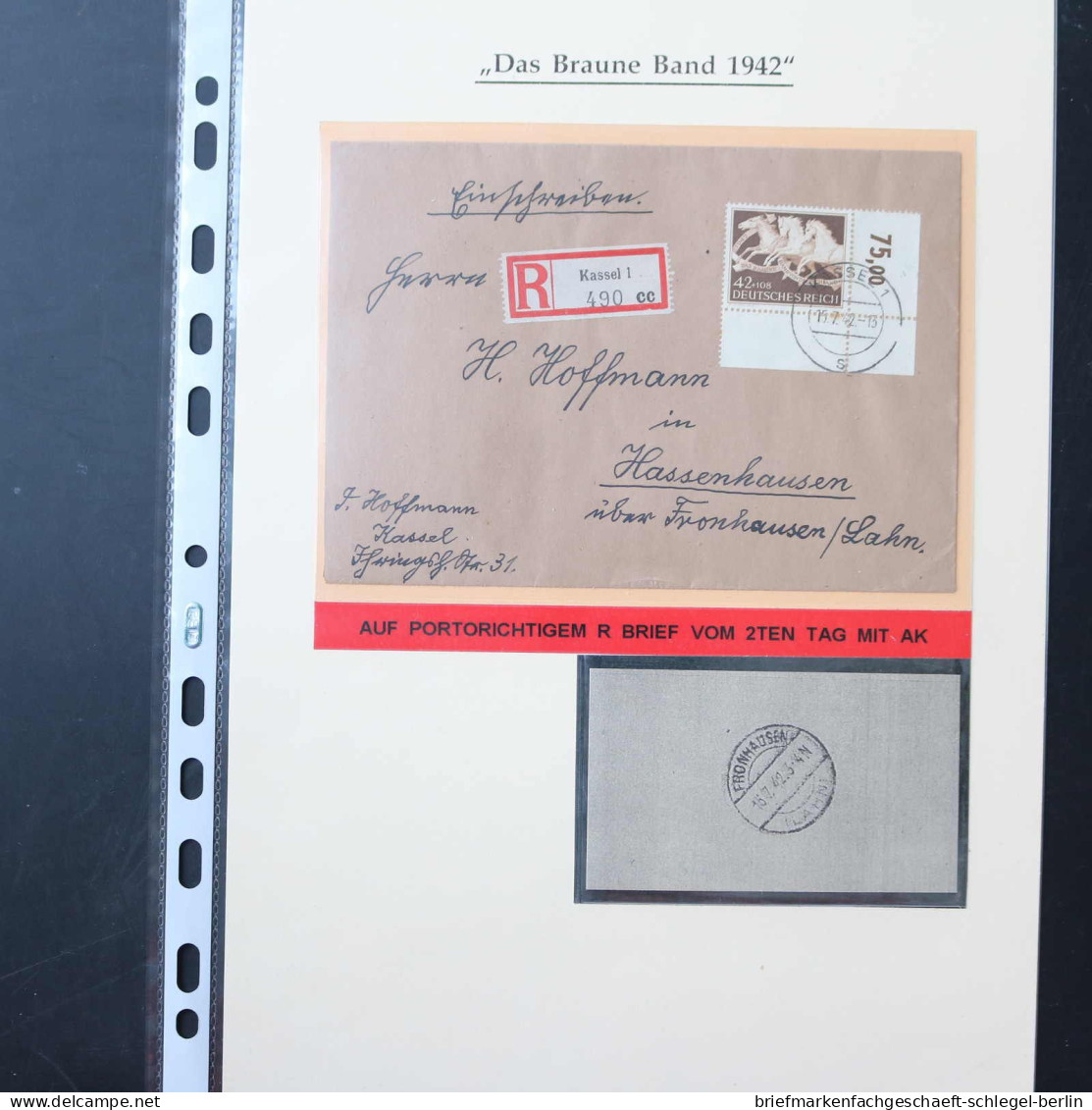 Deutsches Reich, 1942, 815, Ungebraucht, Gestempelt, Briefstück, ... - Other & Unclassified