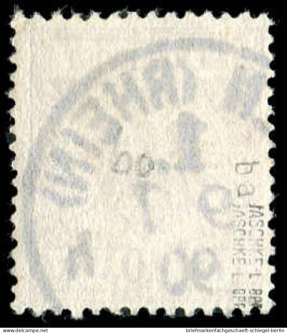 Deutsches Reich, 1889, 47 Ba, Gestempelt - Other & Unclassified