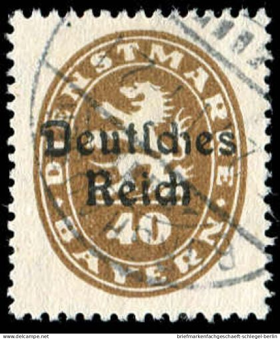 Deutsches Reich, 1920, 39 I, Gestempelt - Dienstmarken