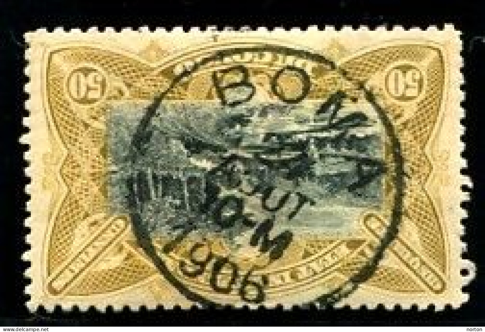 Congo Boma Oblit. Keach 1.5-DMT(M)Y  Sur C.O.B. 25 Le 24/08/1906 - Usados