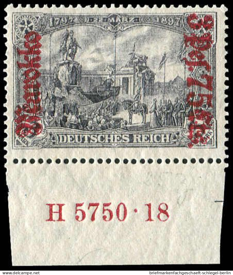 Deutsche Auslandspost Marokko, 1906, 57 II B HAN A, Postfrisch - Turquie (bureaux)