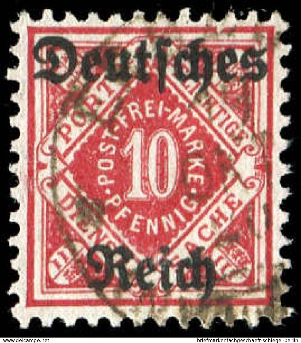 Deutsches Reich, 1920, 53 II, Gestempelt - Officials