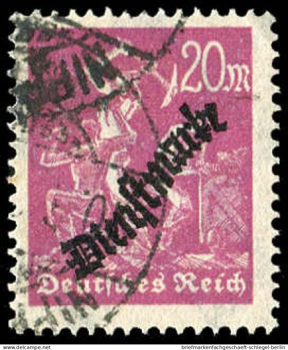 Deutsches Reich, 1923, 75 Y, Gestempelt - Dienstmarken