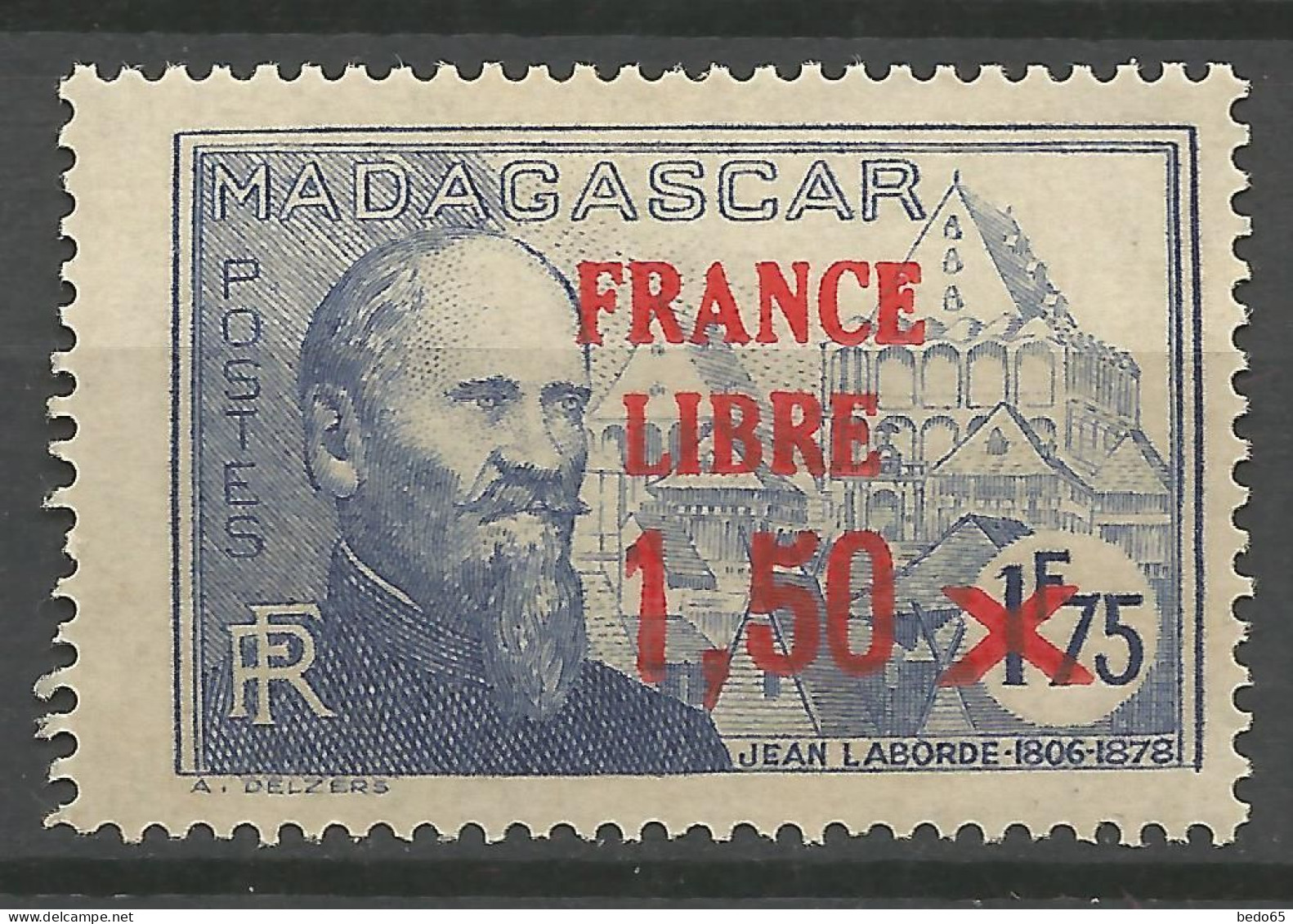 MADAGASCAR  N° 263 Gom Coloniale NEUF**  SANS CHARNIERE NI TRACE / Hingeless  / MNH - Unused Stamps