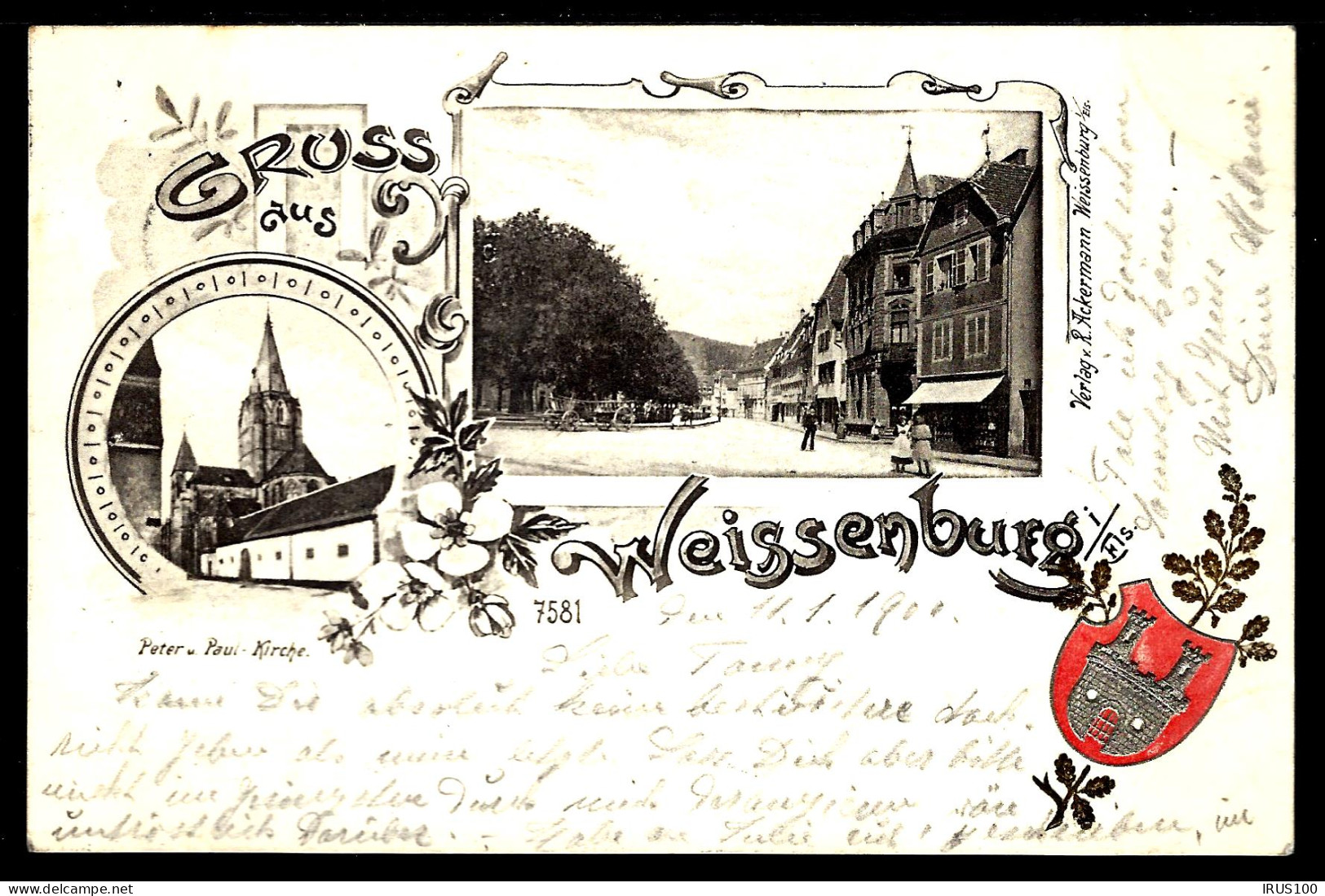 67. GRUSS AUS WEISSENBURG - RARE! - Wissembourg