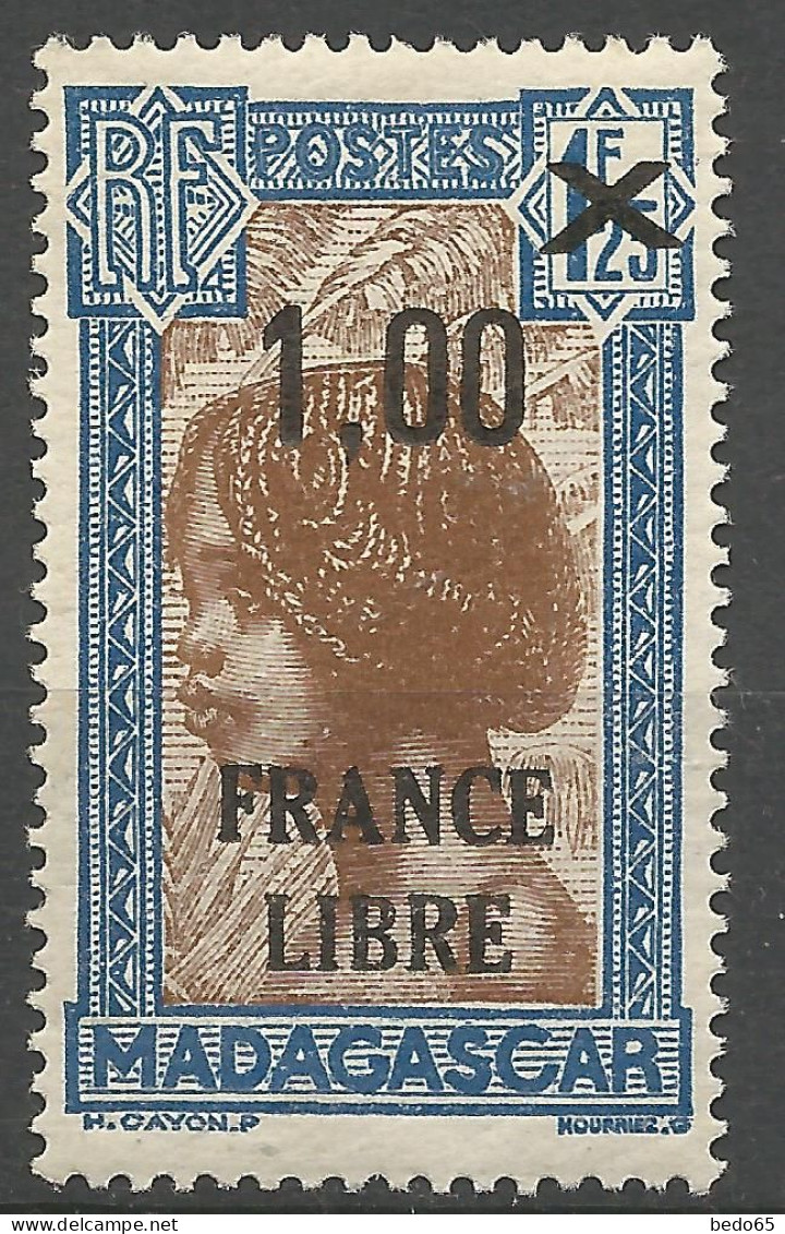 MADAGASCAR  N° 259  NEUF**  SANS CHARNIERE NI TRACE / Hingeless  / MNH - Neufs