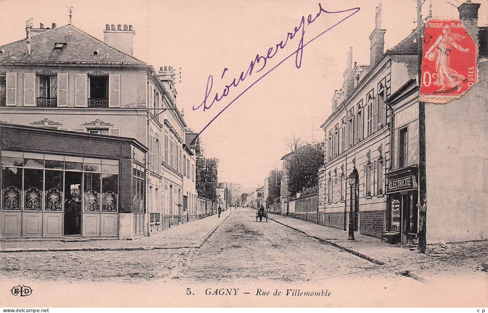 Gagny - Rue De Villemonble   -   CPA °J - Gagny